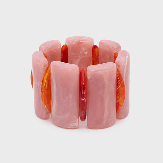 OCTAVIA PINK ORANGE BRACELET
