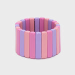 Cargue la imagen en el visor de la galería, BRAZALETE ROMA LILA MULTICOLOR
