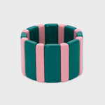 Load image into Gallery viewer, ROMA GREEN PINK BRACELET
