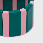 Load image into Gallery viewer, ROMA GREEN PINK BRACELET
