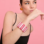 Load image into Gallery viewer, SERAFINA STRAWBERRY PINK BRACELET
