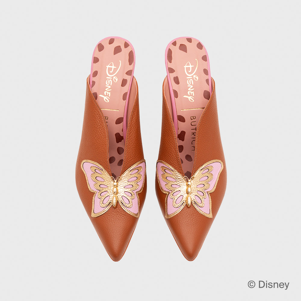 BUTTERFLY MULE PUMP MARRÓN
