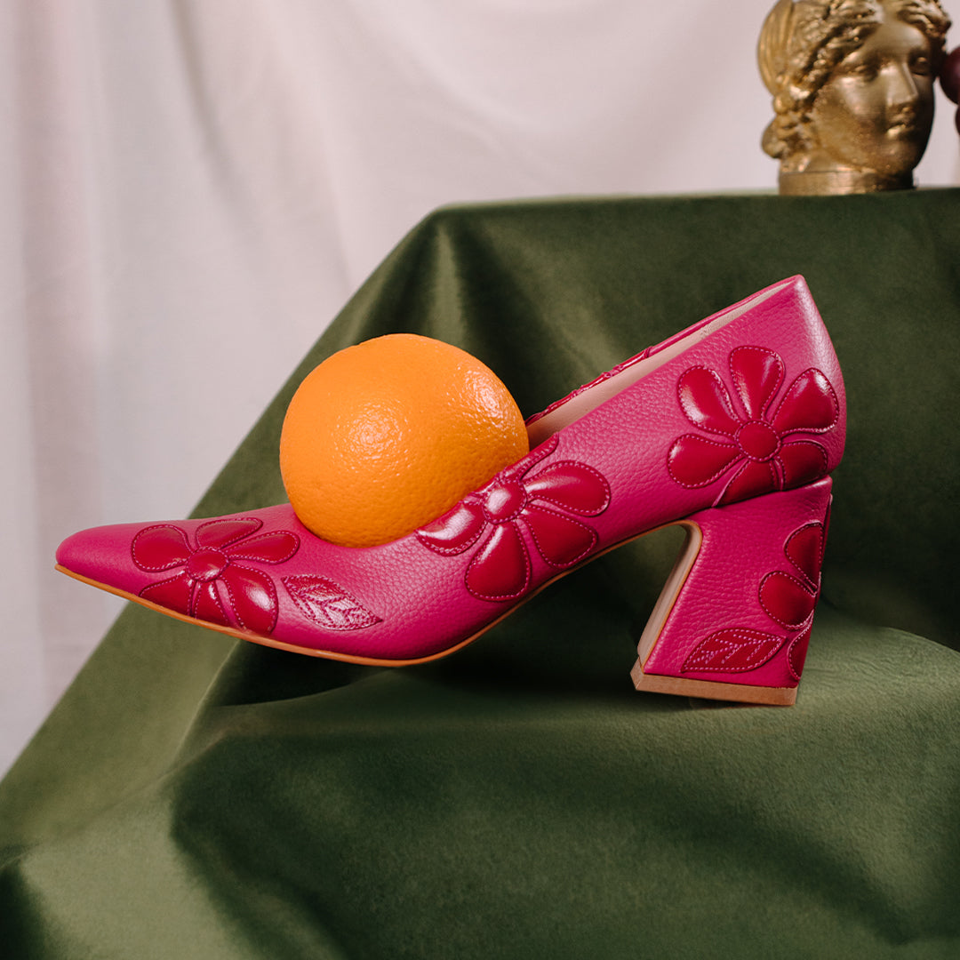 Camellia Pump Fuchsia
