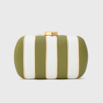 Load image into Gallery viewer, CLUTCH LUDOVICA PILLBOX HUESO VERDE
