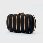 Load image into Gallery viewer, CLUTCH LUDOVICA PILLBOX NEGRO
