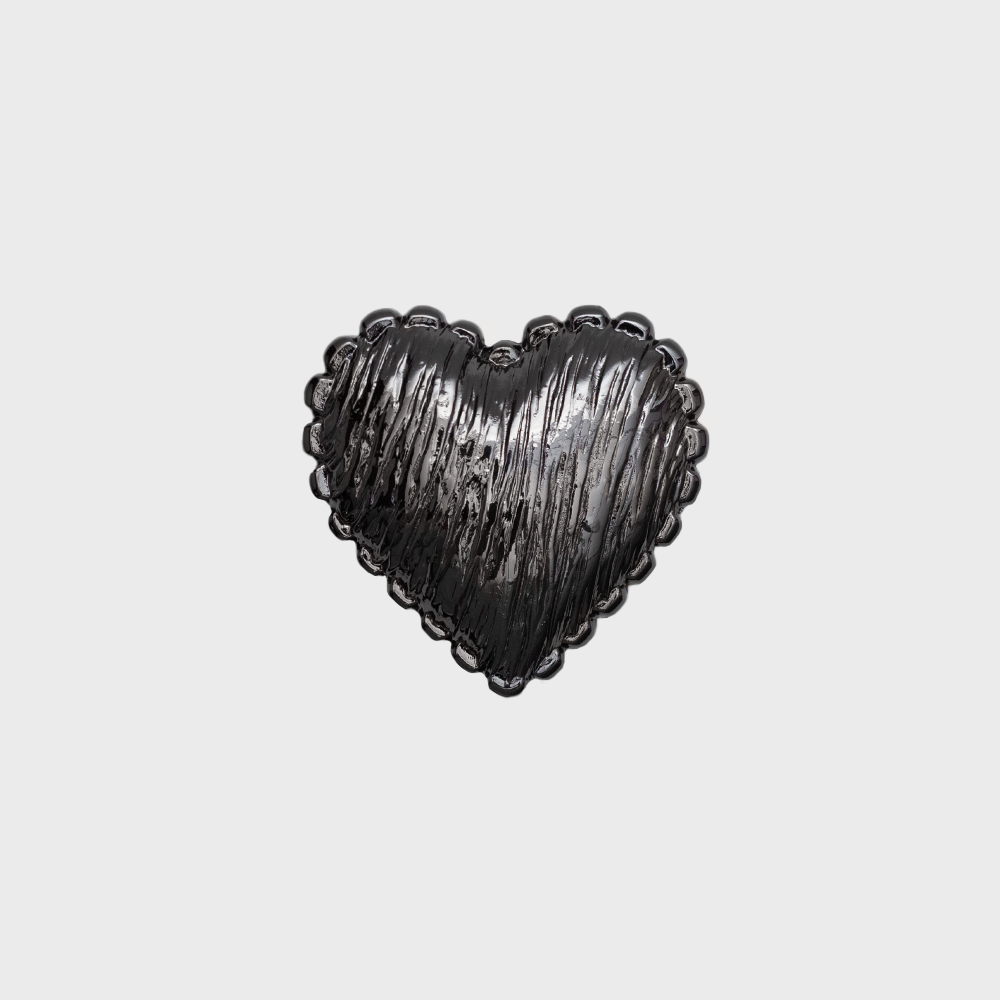 CATHERINE BLACK HEART STRAP