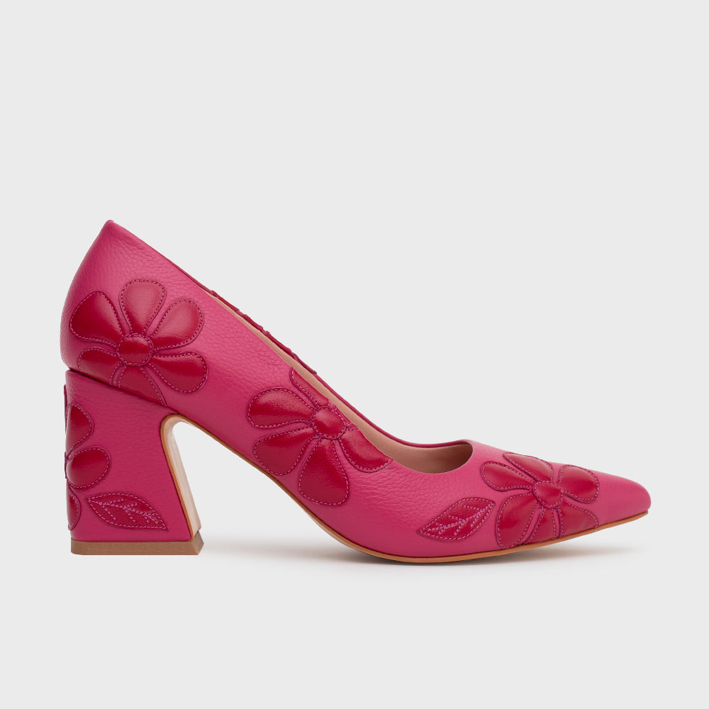 Camellia Pump Fuchsia