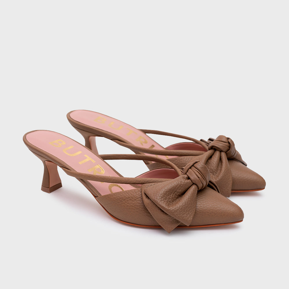 CAMILA MULE MIDI MARRÓN