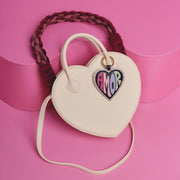 CANDELARIA HEART BAG HUESO