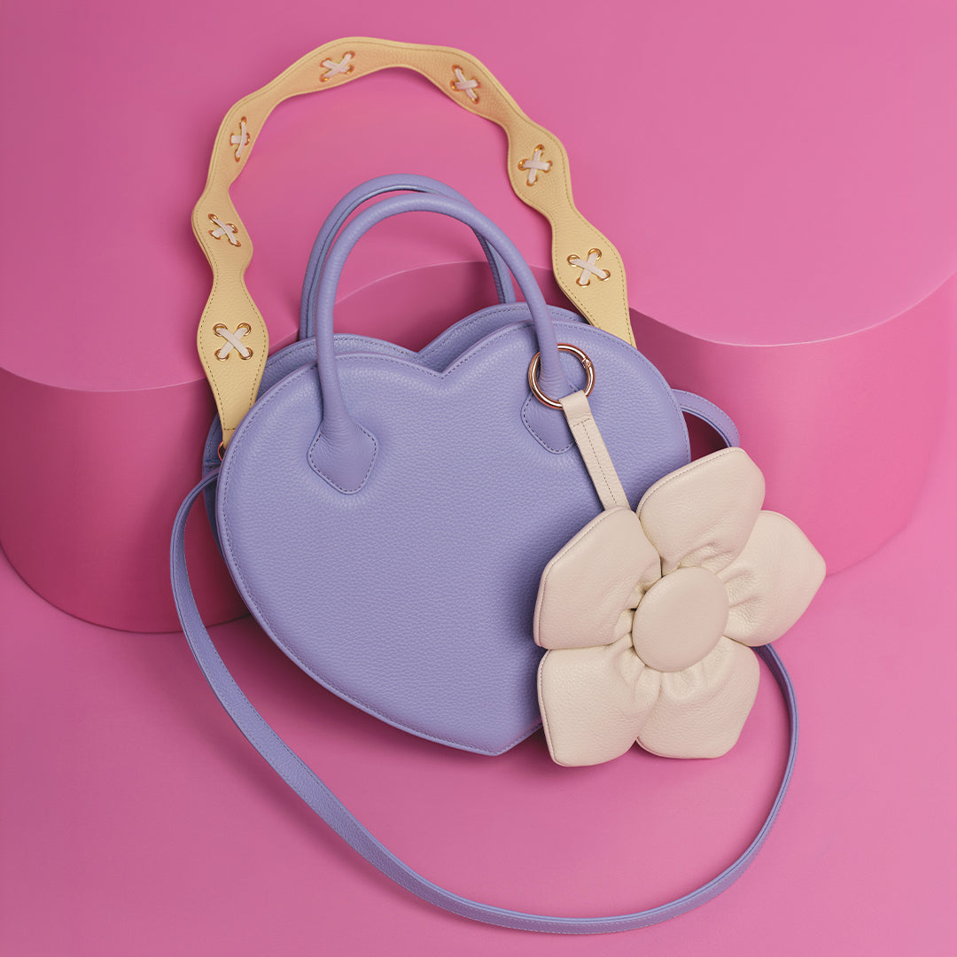 CANDELARIA HEART BAG LAVANDA