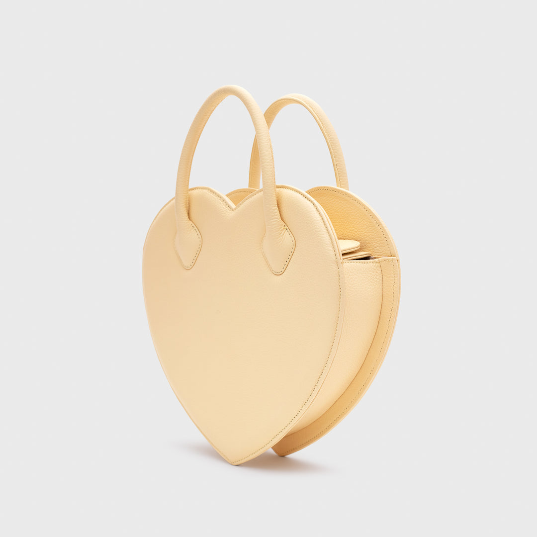 CANDELARIA HEART BAG AMARILLO PASTEL