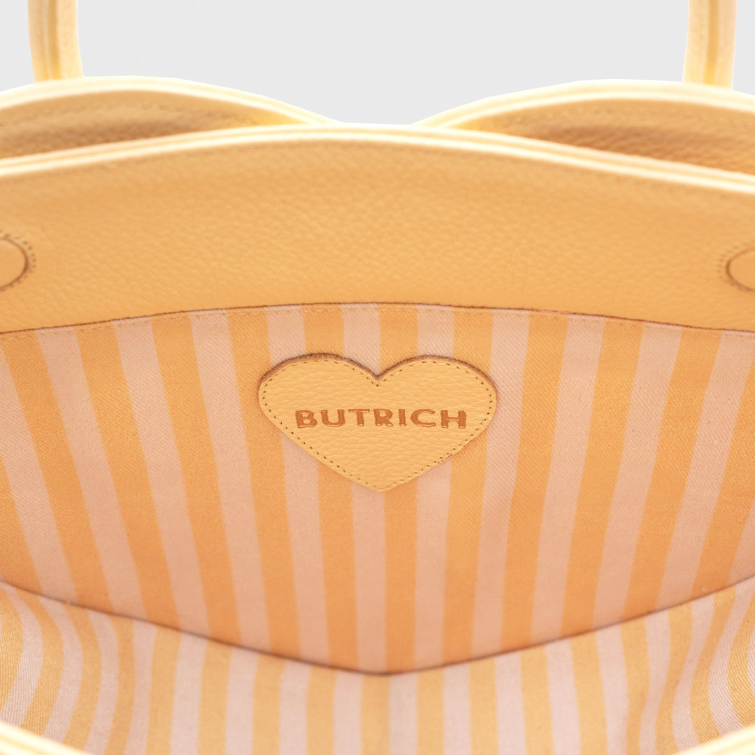 CANDELARIA HEART BAG AMARILLO PASTEL