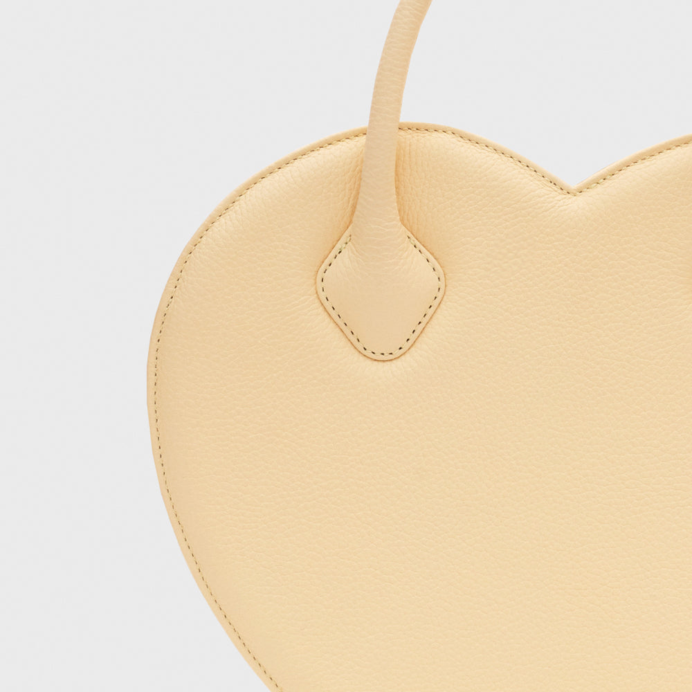CANDELARIA HEART BAG AMARILLO PASTEL