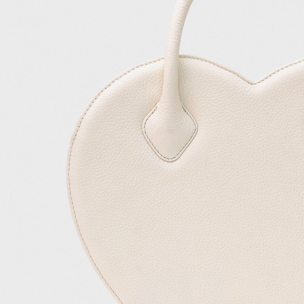 CANDELARIA HEART BAG HUESO
