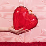 Load image into Gallery viewer, CLUTCH CANDY HEART ROJO

