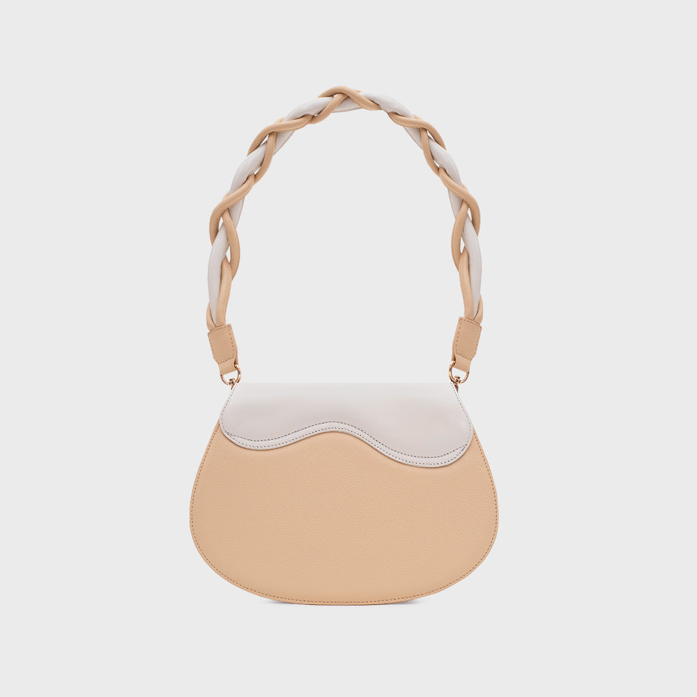 TINA CLAM BAG AMARILLO