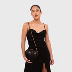 Load image into Gallery viewer, BLACK HEART CLUTCH
