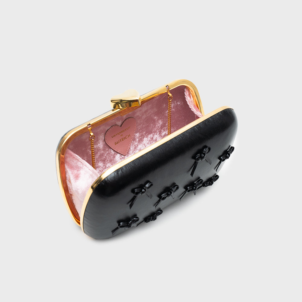 CLUTCH PILLBOX LOUISE BLACK