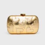 Load image into Gallery viewer, ROSALIE GOLDEN PILLBOX CLUTCH
