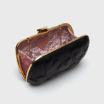Cargue la imagen en el visor de la galería, CLUTCH PILLBOX ROSALIE NEGRO
