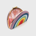 Load image into Gallery viewer, RETRO SUNSHINE RAINBOW MULTICOLOR CLUTCH
