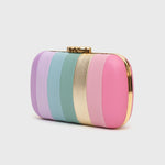 Load image into Gallery viewer, SWEET SUNSHINE RETRO MULTICOLOR CLUTCH
