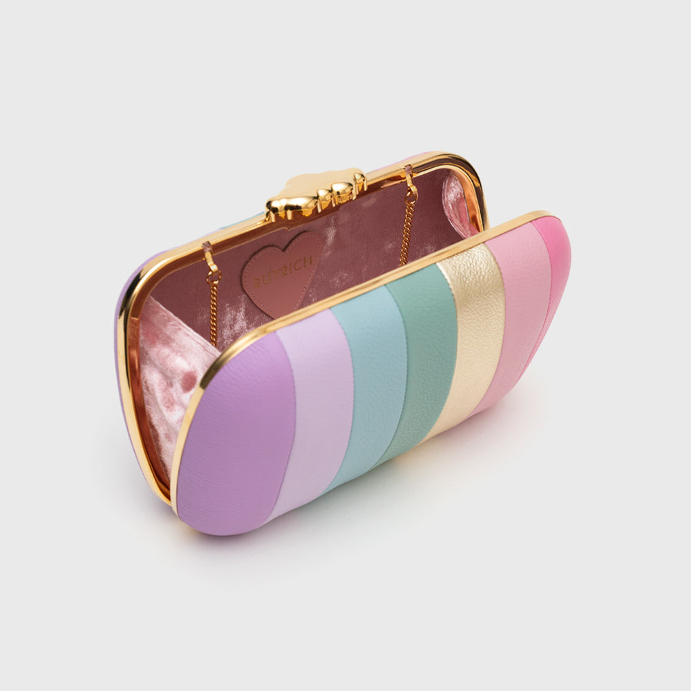 SWEET SUNSHINE RETRO MULTICOLOR CLUTCH