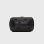 Load image into Gallery viewer, CLUTCH PILLBOX LOUISE BLACK
