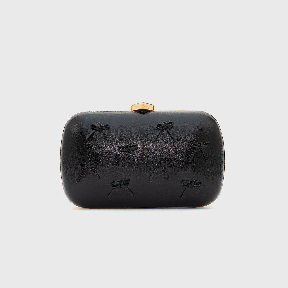 CLUTCH PILLBOX LOUISE BLACK