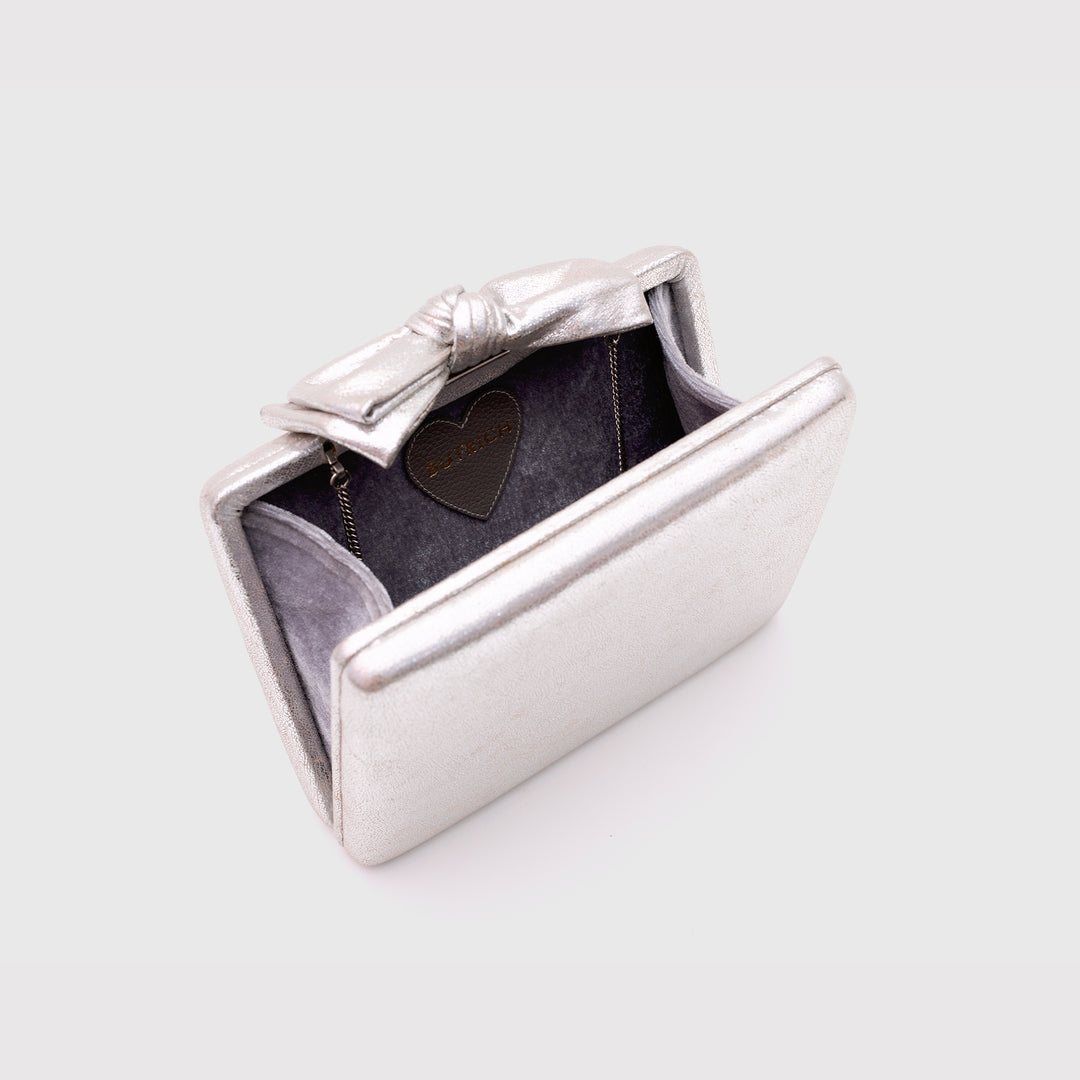 CLUTCH RAISA PLATA
