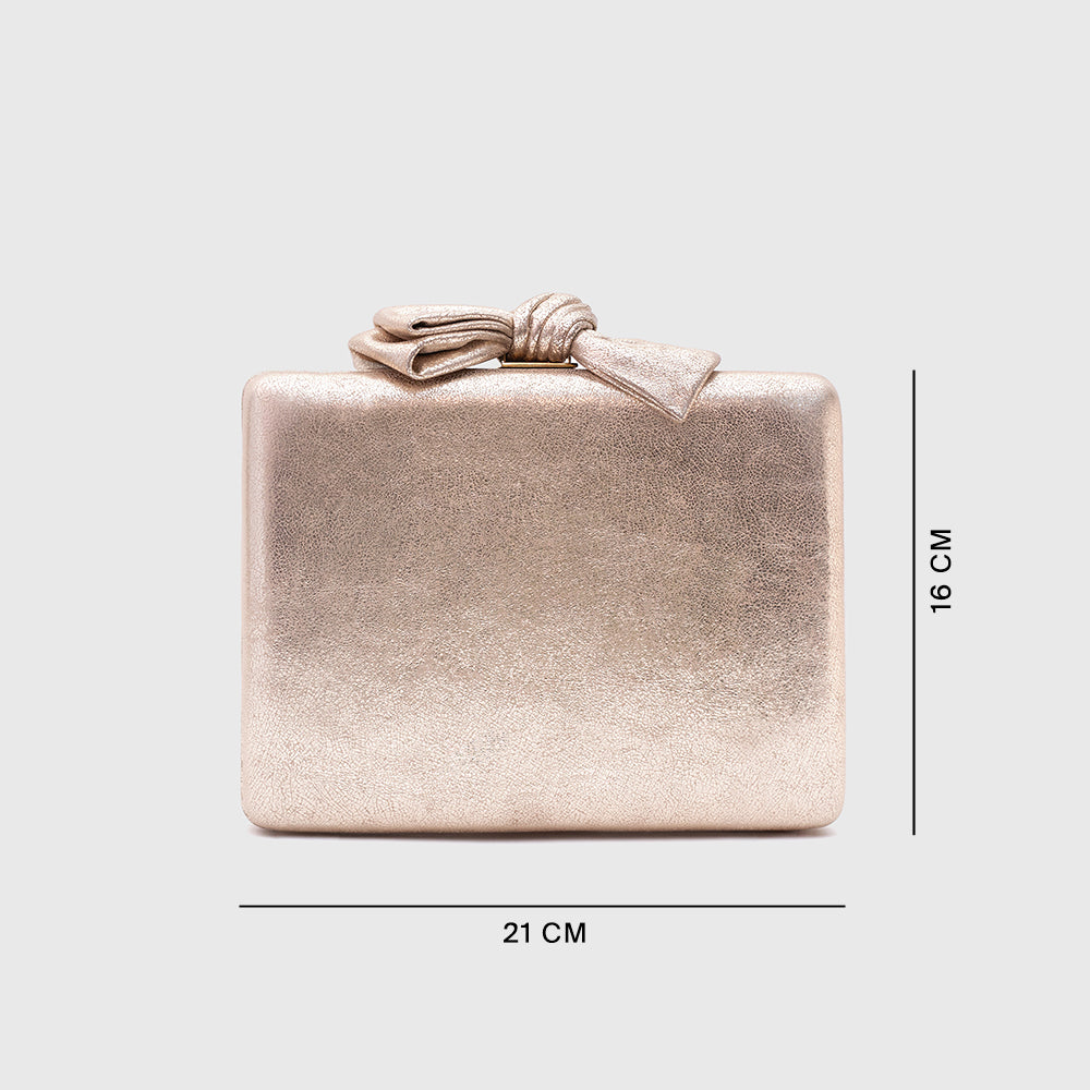 CLUTCH RAISA PLATINO ORO
