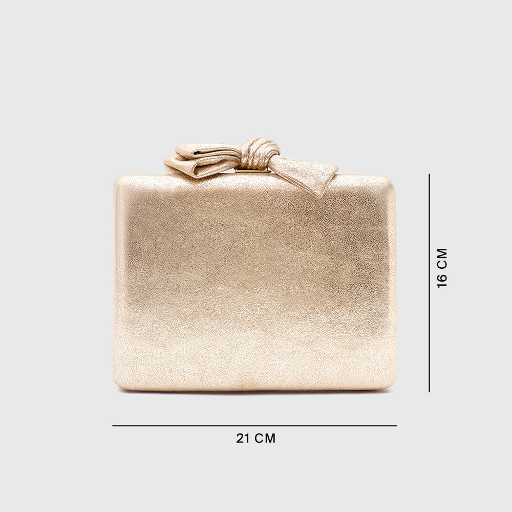 RAISA PLATINUM GOLD CLUTCH