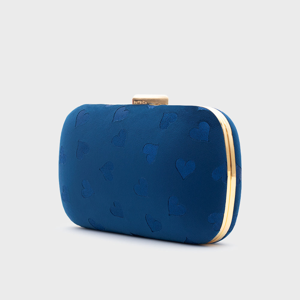 CLUTCH PILLBOX NISHA AZUL