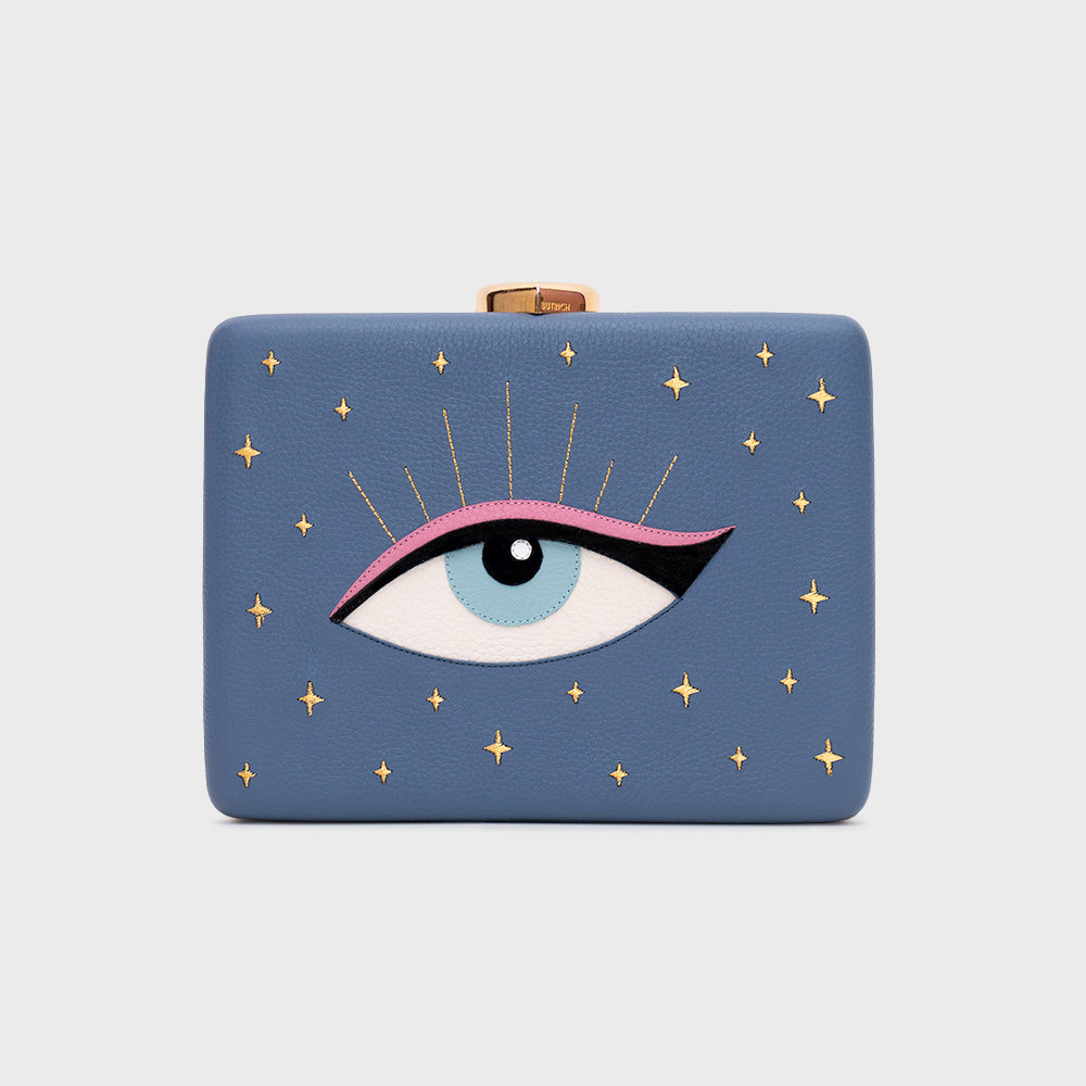 CLUTCH LUCKY EYE AZUL