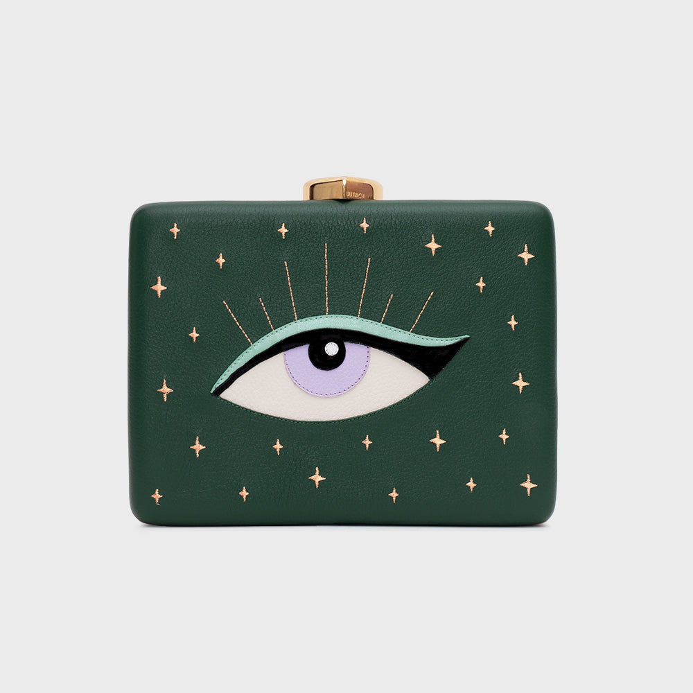 CLUTCH LUCKY EYE VERDE