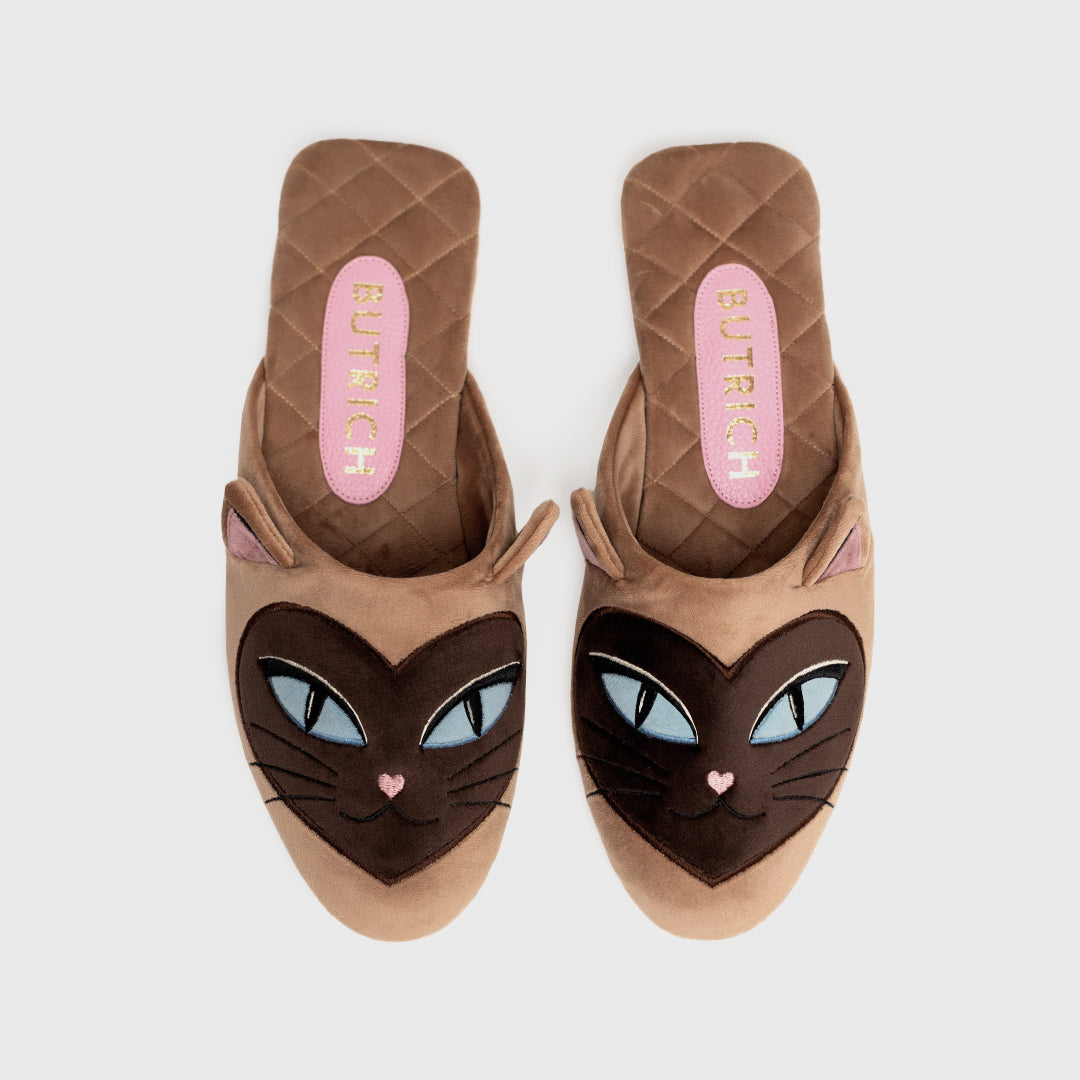 COOKIE CAT SLIPPER CREMA