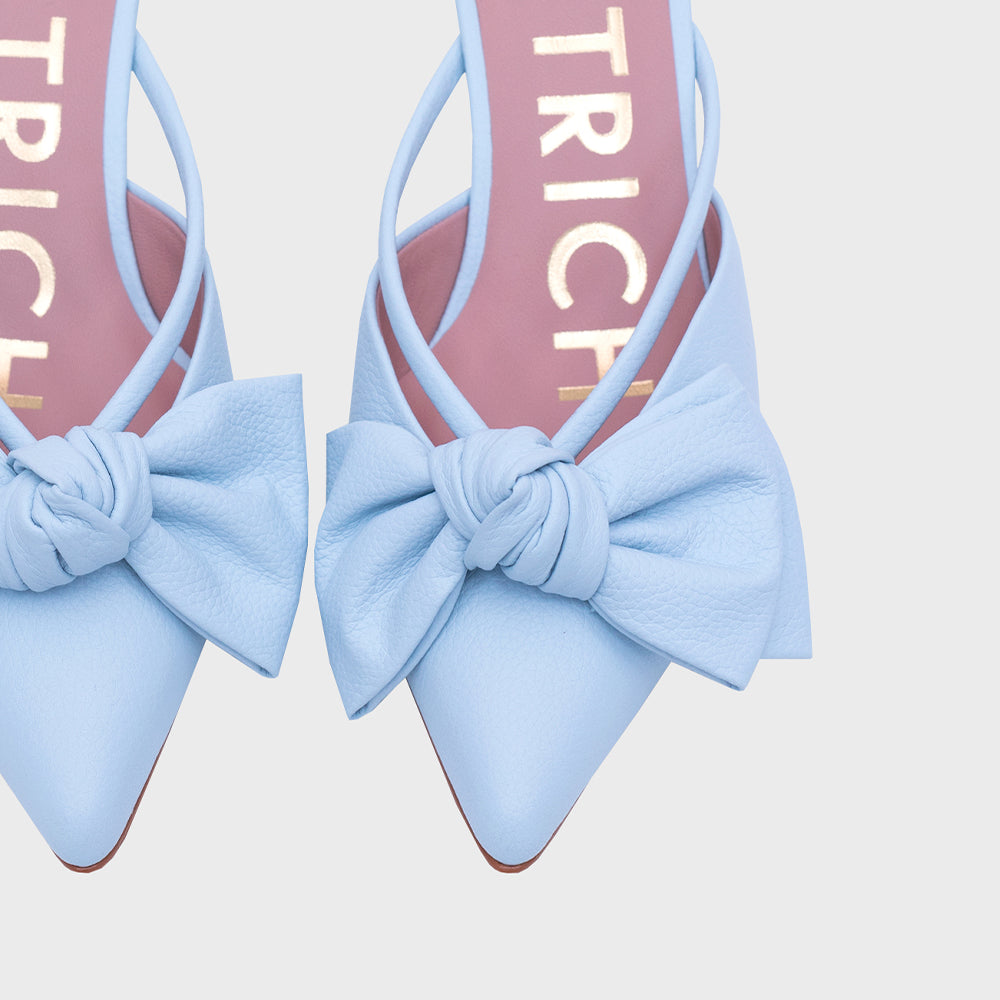 DAENA MIDI MULE LIGHT BLUE