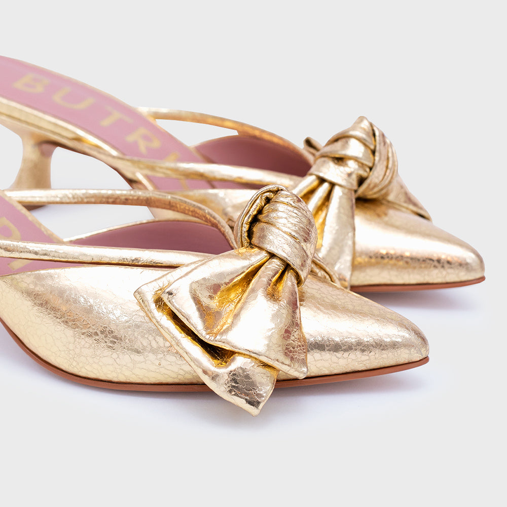 DAENA MIDI MULE GOLD