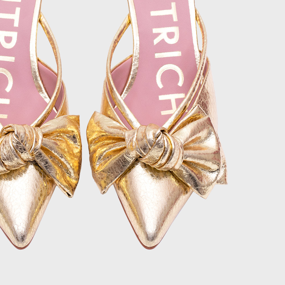 DAENA MIDI MULE GOLD