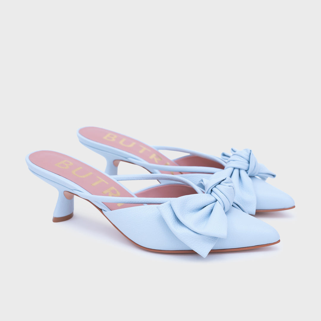 DAENA MIDI MULE LIGHT BLUE