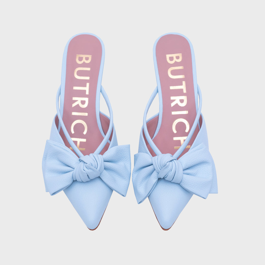 DAENA MIDI MULE LIGHT BLUE