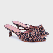 DAENA MULE MIDI LEOPARDO