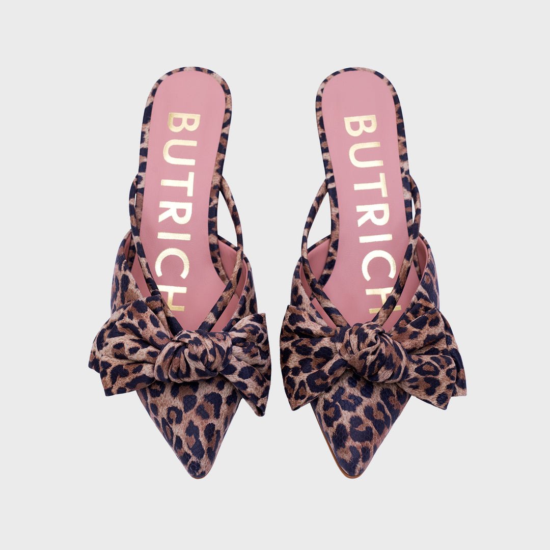 DAENA MULE MIDI LEOPARDO