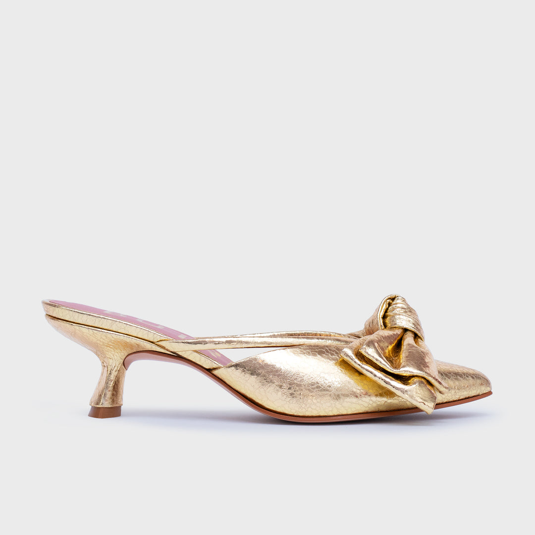 DAENA MIDI MULE GOLD