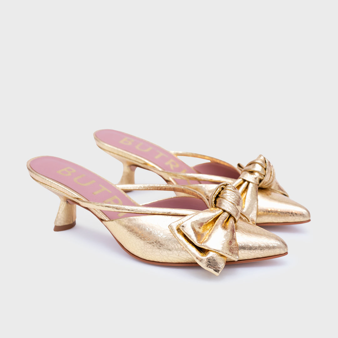 DAENA MIDI MULE GOLD