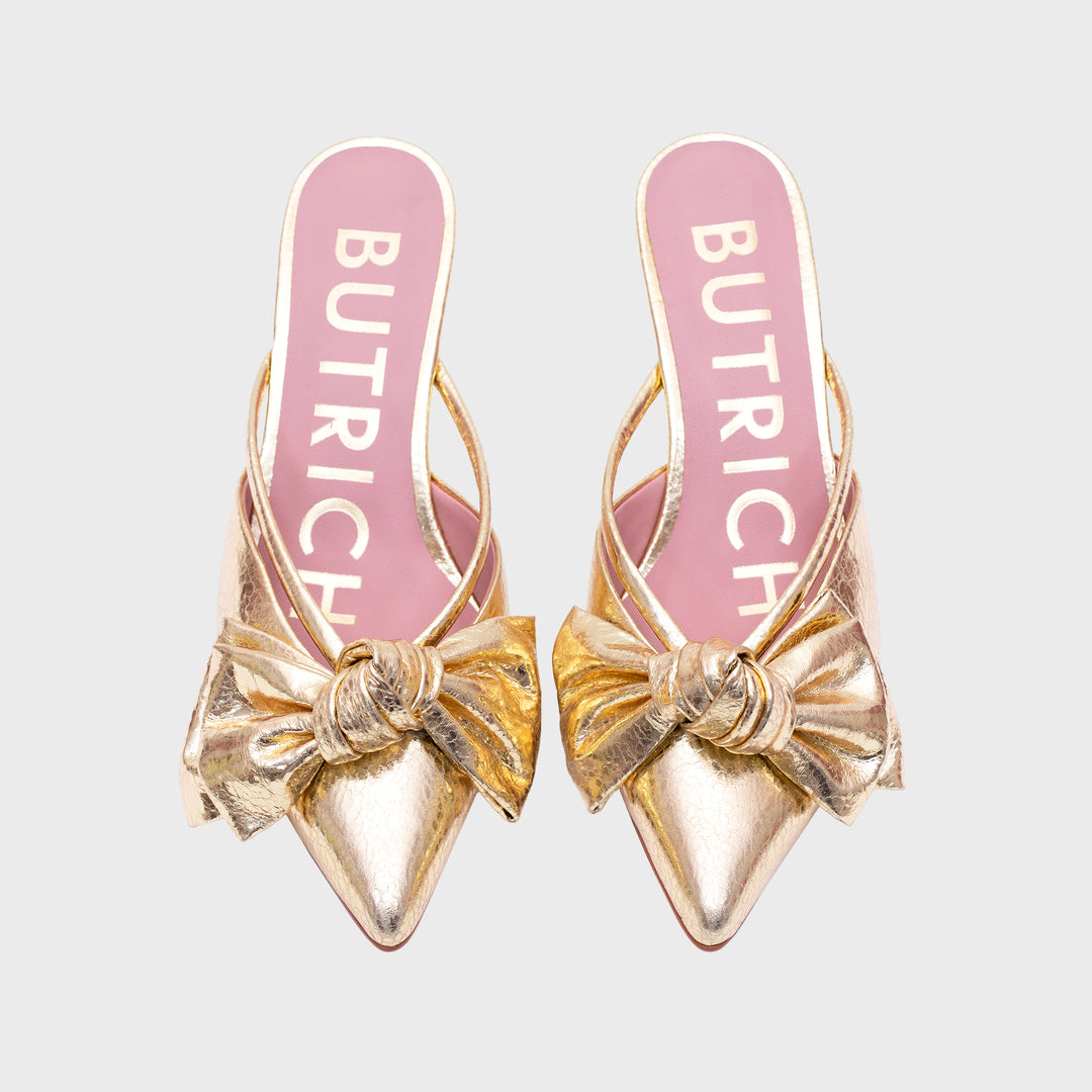 DAENA MIDI MULE GOLD