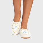 Load image into Gallery viewer, DANAE SLIPPER BRIDE BONE

