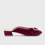 Load image into Gallery viewer, DARCIA MULE FLAT RED
