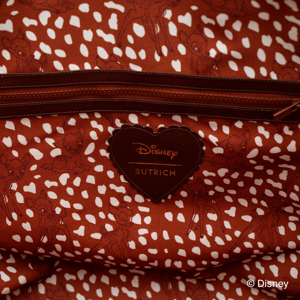 TRAVEL BAG BAMBI PRINT MARRÓN