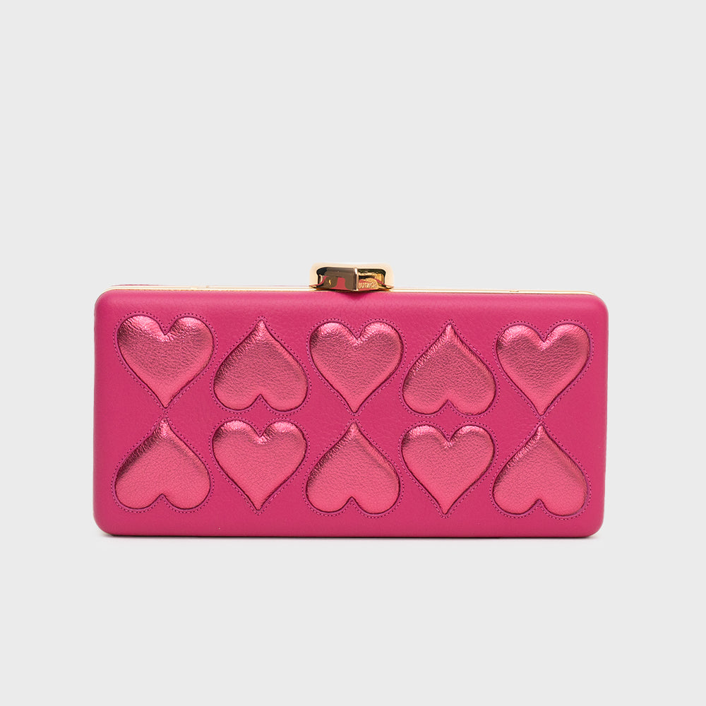 EMILIANA FUCHSIA CLUTCH